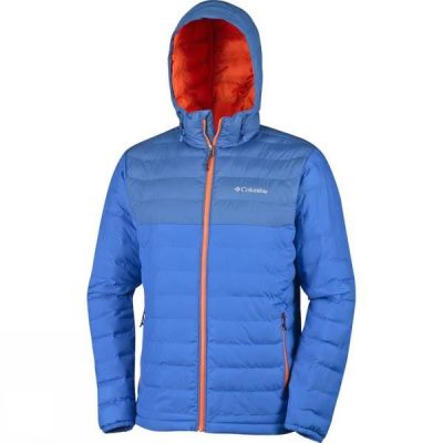 Chaquetas Columbia Powder Lite Hooded Hombre - Azules - Chile QEV286195